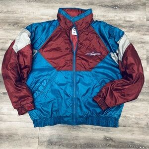 NHL Colorado Avalanche Vintage Puffer Jacket Men’s Size Large Pro Line Hockey